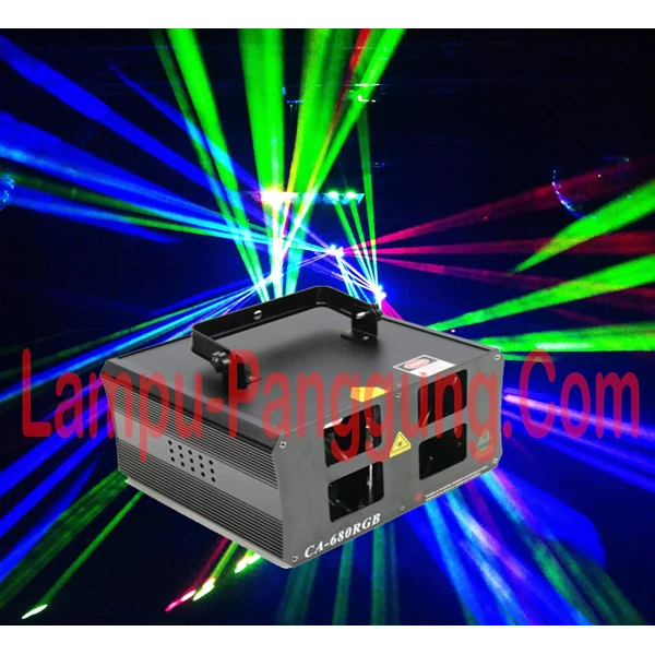 Lampu Laser 4 Mata CA-680RGB