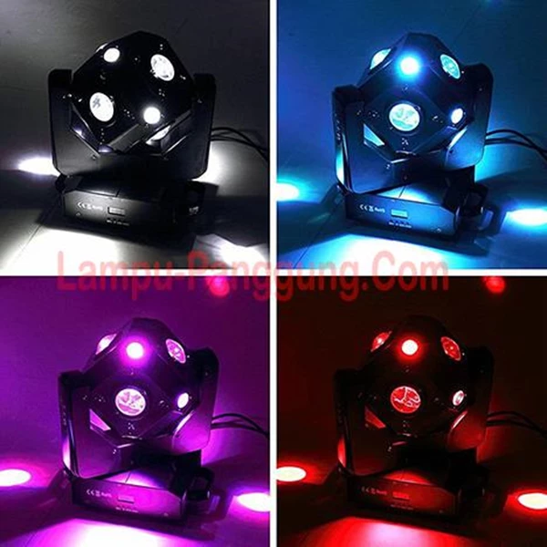 Lampu Moving Head Cube Laser 12x12w Full Color