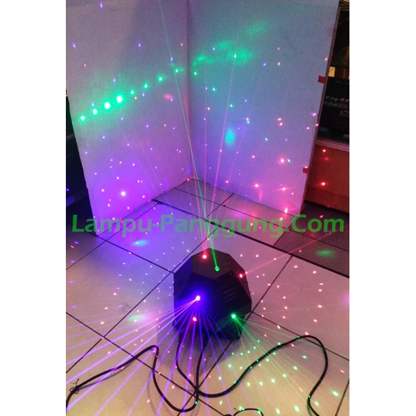Lampu Moving Head Laser Jamur RGB